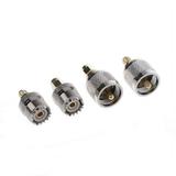 4 Pcs A13 Kit Adapter PL259 SO239 to SMA Male Female RF Connector Test Converter