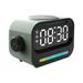 Low Price on Home Gnobogi New Bluetooth Audio Phone Wireless Inflatable Light Digital Display Clock Alarm Clock Speaker Three In One Wireless Charger