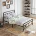 August Grove® Laurine Metal Open-Frame Bed | 6.69 H x 13.19 W x 60.63 D in | Wayfair D94A3BF480164F1F82F054DE8A26EE19