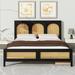 Bay Isle Home™ Seraphina Bed | 45.7 H x 63 W x 85.4 D in | Wayfair 397401B0C8A7491D9EC60D4CA64F8910