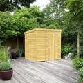 DIY Sheds 7 x 6ft Pent Shiplap Pressure Treated Windowless Shed