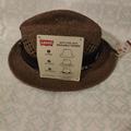 Levi's Accessories | Levi'smen's Packable Open Weave Fedora Hat | Color: Brown | Size: Os