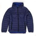 Levi's Jackets & Coats | Levi's Blue Quilted Hooded Trucker Puffer Jacket | Color: Blue | Size: M