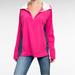 Columbia Tops | Columbia | Women’s Half Zip Colorblock Neon Hot Pink Pullover Fleece Sweatshirt | Color: Pink/White | Size: Xl