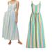 J. Crew Dresses | J. Crew Maxi Rainbow Gingham Dress Size 8 Medium Euc | Color: Blue/Pink | Size: 8