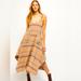 Free People Dresses | Free People Harper Striped Maxi Dress Size M | Color: Red/Tan | Size: M