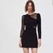 Zara Dresses | Hphot Zara Contrast Lace Dress | Color: Black | Size: S