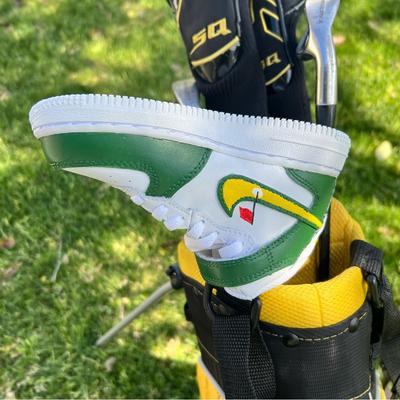 Nike Accessories | Authentic Custom Nike Air Force One High White Masters Golf Putter Head Cover | Color: Green/White | Size: Os
