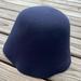 Anthropologie Accessories | Anthropologie Felt Wool Bucket Cloche Hat | Color: Black | Size: Os