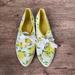 Kate Spade Shoes | Kate Spade X Keds Lemon Canvas Sneakers Size 8.5 | Color: White/Yellow | Size: 8.5