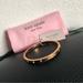 Kate Spade Jewelry | Kate Spade Set In Stone Hinged Bracelet Rose Gold | Color: Gold/Pink | Size: Os