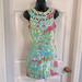 Lilly Pulitzer Dresses | Lilly Pulitzer Baby Blue, Pink, Green & White Sleeveless Midi Dress, Size 00. | Color: Blue/Pink | Size: 00