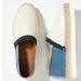 Anthropologie Shoes | Anthropologie See By Chloe Glyn Espadrille Flats, Sz 39 | Color: Blue/Cream | Size: 9