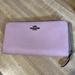 Coach Bags | Coach Pink Pebbled Leather Wallet | Color: Pink | Size: Os