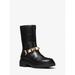 Michael Kors Shoes | Michael Michael Kors Layton Studded Leather Boot 7.5 Black New | Color: Black | Size: 7.5