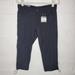 Columbia Pants & Jumpsuits | Eddie Bauer Women's Size 10 Cargo Pants Black Crop Rainier Capri | Color: Black | Size: 10