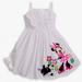 Disney Dresses | $5.00 Sale Disney Store Minnie Mouse Applique Embroidered Sundress Girls 7/8 | Color: Pink/White | Size: 7g