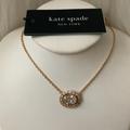 Kate Spade Jewelry | Kate Spade Victoria Halo Pendant Necklace In Gold | Color: Gold | Size: Os