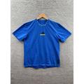Adidas Shirts | Manchester United X Adidas Shirt Aeroready Blue Short Sleeve Men’s Size Medium | Color: Blue | Size: M