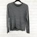 Athleta Tops | Athleta Gray Tulip Wrap Hem Sweatshirt Women's Size Small | Color: Gray | Size: S