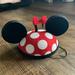 Disney Accessories | Disney Parks Minnie Mouse Ear Hat | Color: Black/Red | Size: Youth
