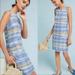 Anthropologie Dresses | Anthropologie Akemi + Kin Tweed Stripe Sleeveless Shift Dress | Color: Blue | Size: 0