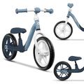 Lionelo Alex Laufrad Kinder Fahrrad bis 30 kg, Sattel und Lenker einstellbar, 12 Zoll Eva, Schaumräder, robuste Konstruktion, Lenkeinschlagsbegrenzung, EN 71 (Blau)