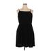 Old Navy Casual Dress - Mini Square Sleeveless: Black Solid Dresses - Women's Size X-Large