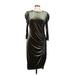 Bailey 44 Casual Dress - Midi: Silver Dresses - Women's Size Large