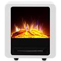 Electric Fireplace Wall Mounted Electric Stove Fireplaces Wood Stove Electric Stove Thing Electric Fireplace Firewood Wood Burning Effect Flame Heater 900 1800W 33X20X37Cm Free Indoor Use elegant