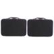 FOMIYES 2pcs Storage Package for Essential Oil Essential Oil Case Essential Oil Carrier Case Essential Oil Storage Travel Essential Oil Carrying Case 100 Bottles Purple Portable