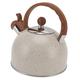 Whistling Kettle, 2.5l Stainless Steel Whistle Kettle Stainless Steel Whistle Kettle Stainless Steel Teapot Tea Kettle Stovetop Whistling Teapot for Water Boiling (Color : Beige)