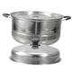 MARMERDO 1pc Stainless Steel Steamer Kitchen Stainless Steel Insert Pans Rice Cooker Stainless Steel Steamer Cooking Pot Canning Pot Steamer Pot Stainless Steel Steam Pot Metal Vegetable