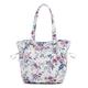 Vera Bradley Women's Cotton Glenna Satchel Purse Handbag, Magnifique Floral, One Size