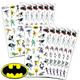 DC Comics Batman Party Favors for Boys & Girls Bundle ~ 12 Pack Batman Sticker Sheets for Kids Birthday Party Goodie Bags | Batman Party Supplies