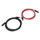 2Pcs Solar Extension Cable Connector Male Black Red Cord Wire Adapter Pv Extension Cable Wire Rope Connector Adaptor Connector Adapter Cable Pneumatic Swing Line Clamps (12M)