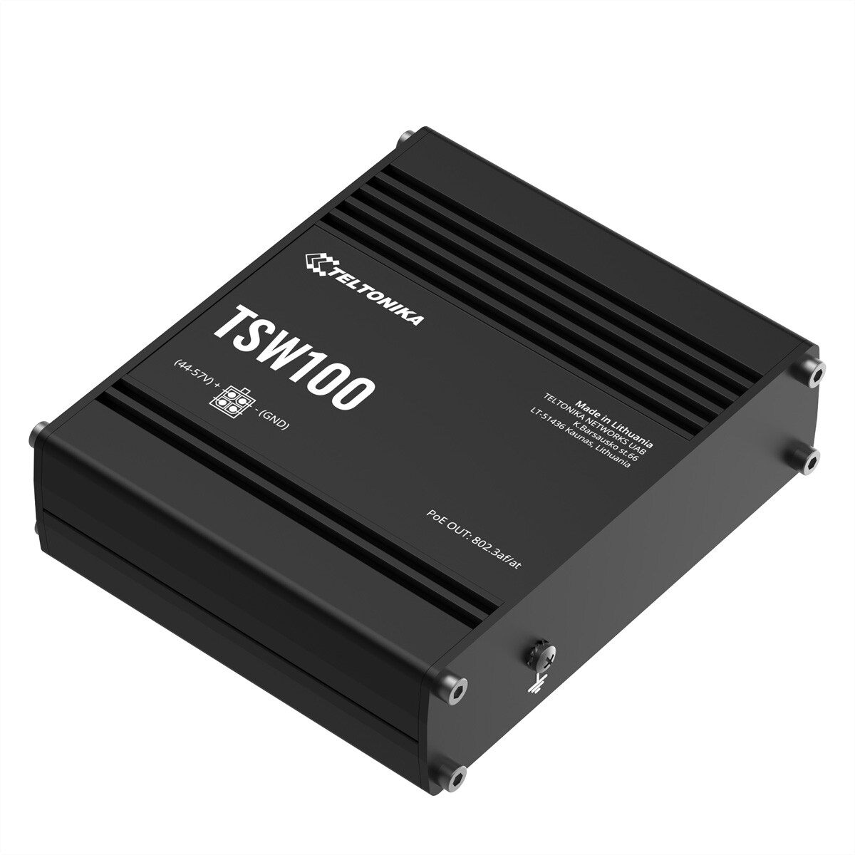 TELTONIKA TSW100 Industrial Switch Unmanaged PoE+ Gigabit Image