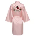 Kimono en Satin Personnalisé pour ixde Mariage Pyjama de Demoiselle d'Honneur Robe de Bain TRSU51