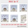 Amperometro DC 91 c4 amperometro 1/2/3/5/10/20/30/50/100/200 A V voltmetro analogico misuratore di