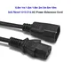 Câble d'alimentation de scène DJ IEC C13 C14 1m 6ft 1.5m 5m 10m IEC 320 C14 à C13 rallonge pour