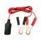 Alligator clip car cigarette lighter car loaded inverter connection battery socket cord car adapter