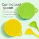 Pet Silicone Can Lid 3 In 1 Reusable Food Storage Keep Fresh Cans Cover Spoon Suit Dogs Cats Tin