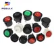 2PC 22mm Red Black White ON/OFF Round Rocker Toggle Switch 6A/250VAC 10A 125VAC Power switch cap