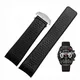 Natural Rubber Watchband For TAG HEUER GRAND CARRERA wristband Waterproof Sport Strap 22mm 24mm Soft