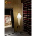 Japanese Designer Atmosphere Akari Noguchi Yong Decorative Floor Lamp Rice Paper Standing Lamp LED