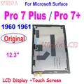 12.3” Original LCD For Microsoft Surface Pro 7 Plus 1960 1961 LCD Surface Pro 7+ LCD Display Touch
