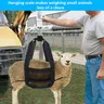 1Piece Black Nylon Weighing Bag Livestock Weighing Supplies Lamb Calf Pig Baby Weigher Small Animal