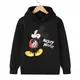 Mickey Mouse Print Hoodies Children Pullovers Fashion Boys Girls Long Sleeve Sweatshirt Hot Sale