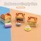 3Pcs 1:12 Dollhouse Miniature Dessert Box Cake Toast Packing Box Doll House Decor Toy(Only Box)