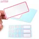 12 Sheets Blank Stickers 34*73mm Self Adhesive Label Blank Note Label Bar Sticky White Writable Name